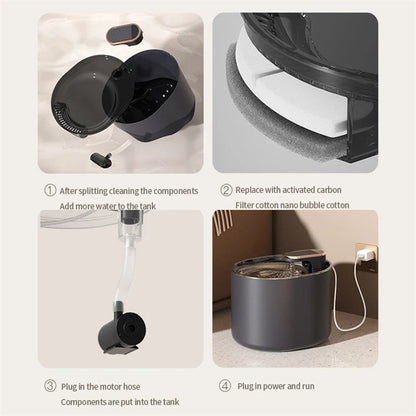 Easy setup and 1-minute cleaning — detachable components